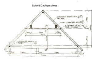 Schnitt Dachgeschoss