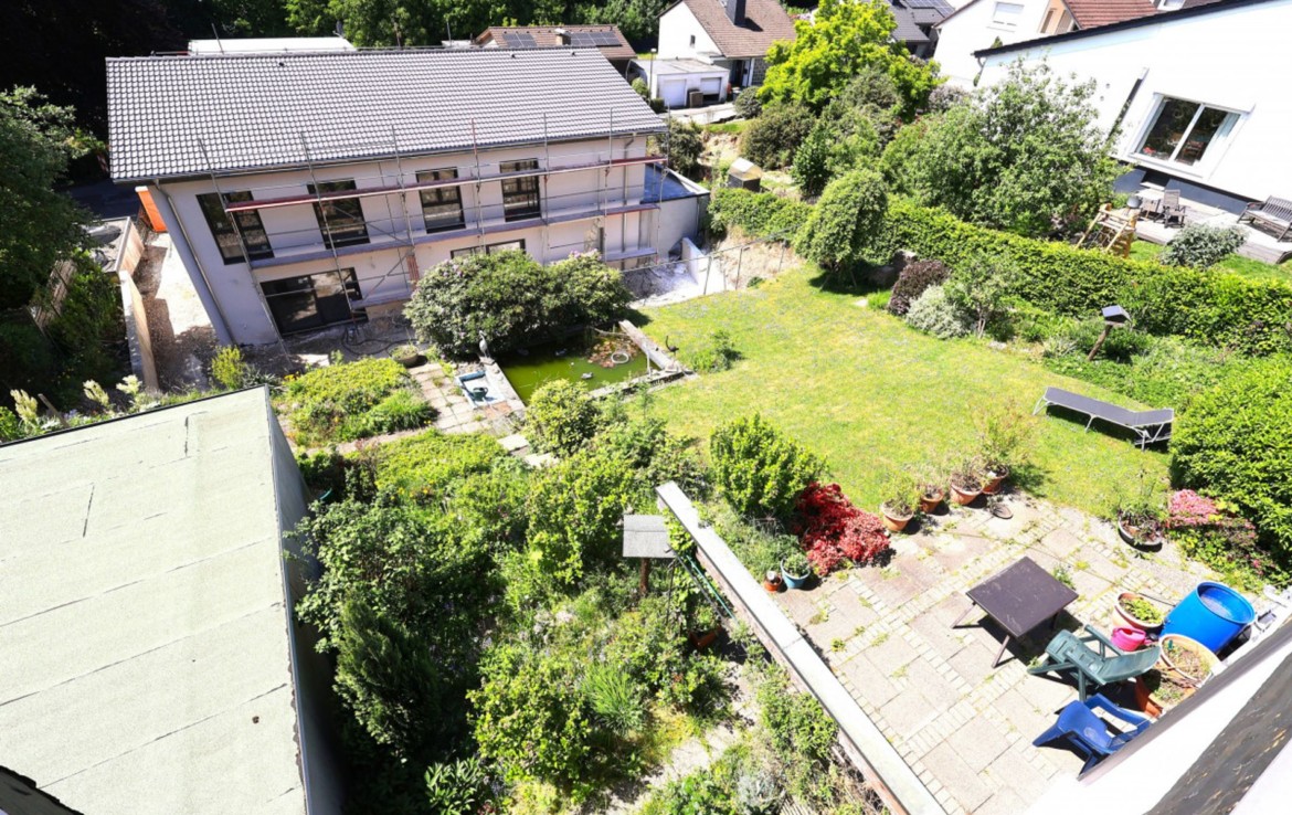 Blick vom Balkon