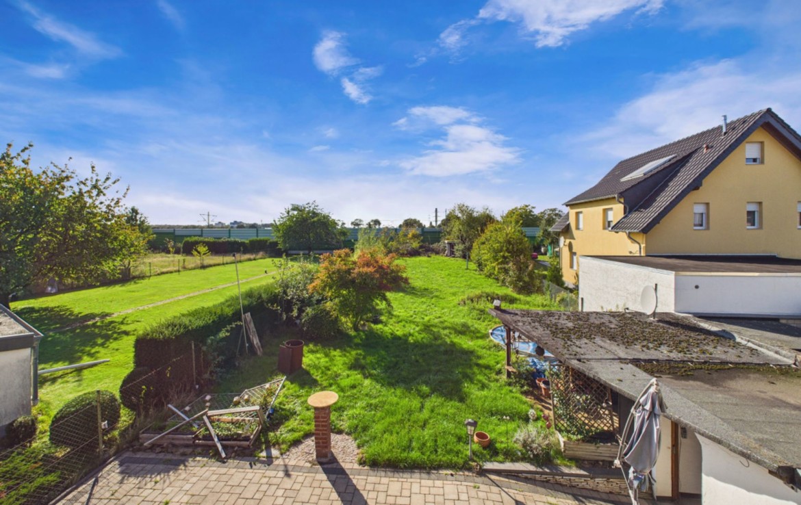 Blick vom Balkon