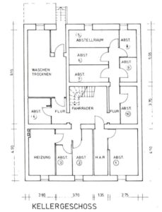 Grundriss Kellergeschoss
