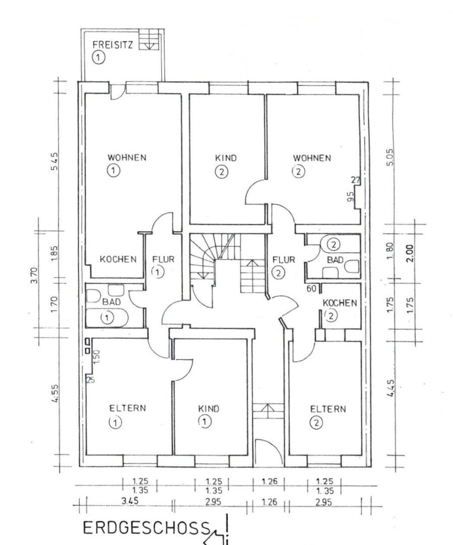Grundriss Erdgeschoss