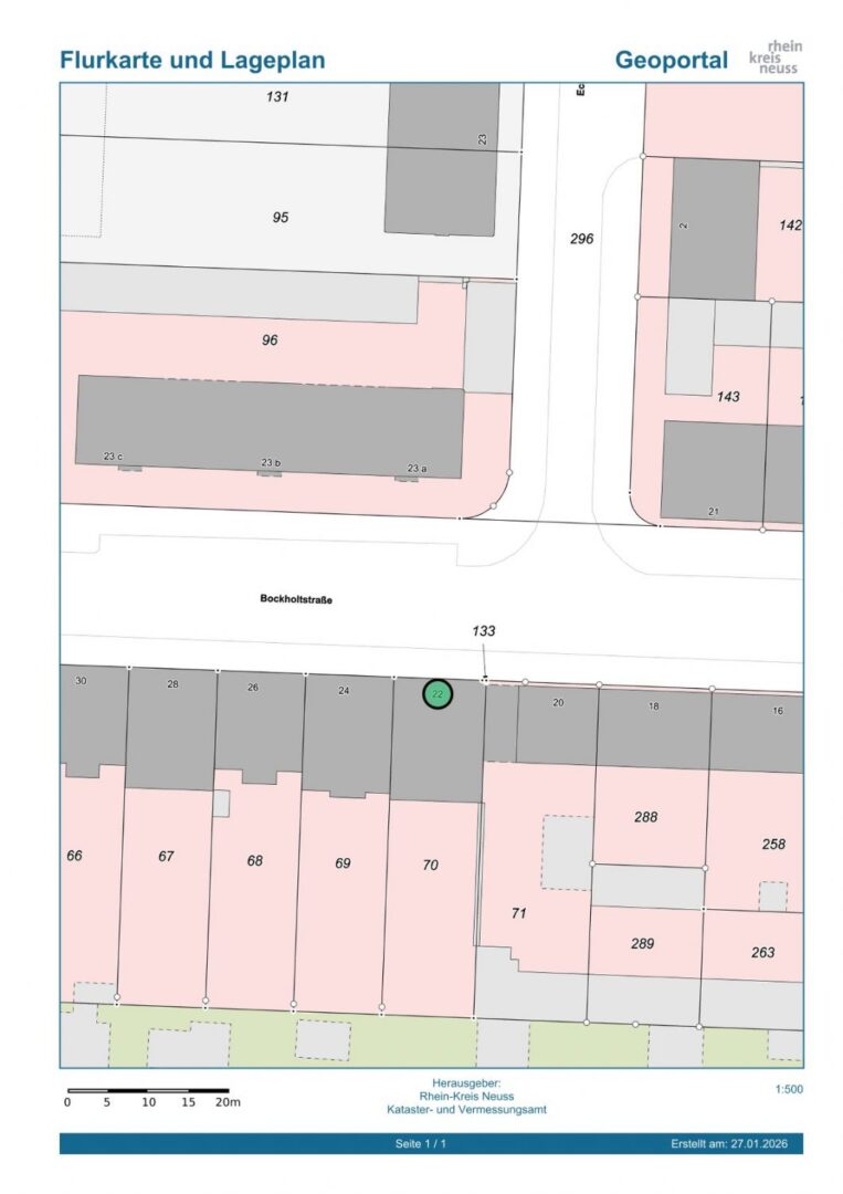 Flurkarte und Lageplan