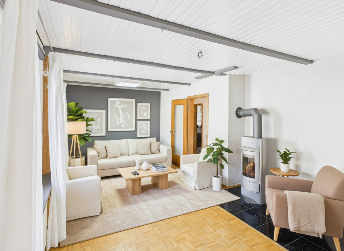 Beispiel Wohnzimmer (KI)