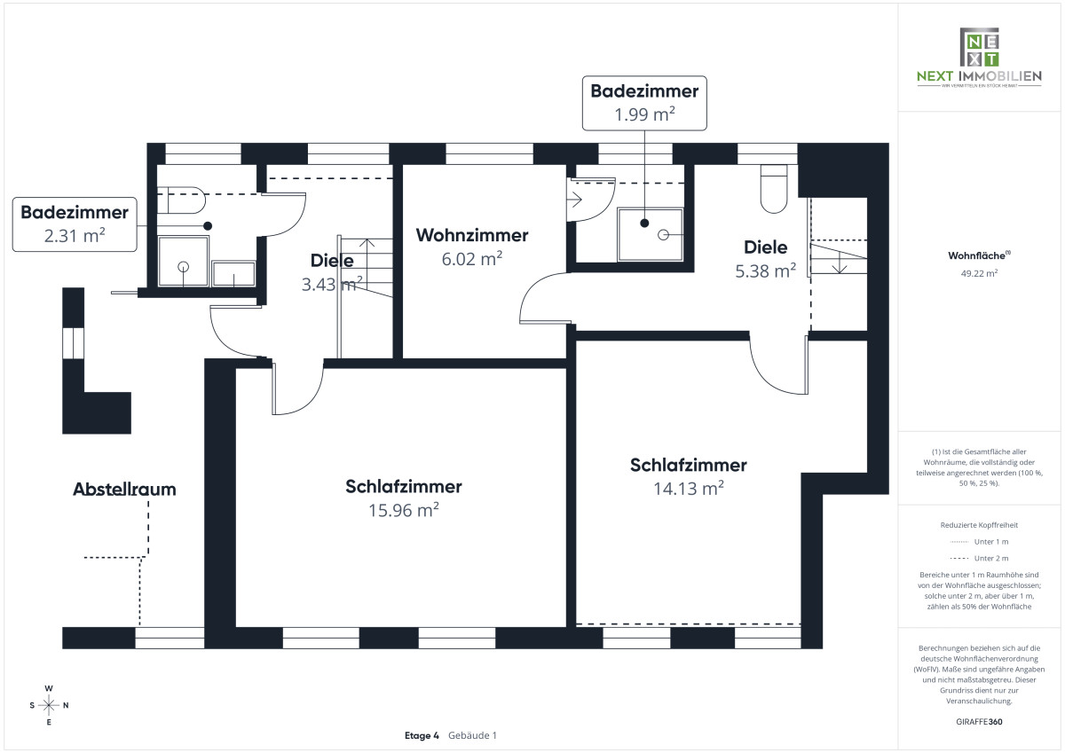 Grundriss Dachgeschoss