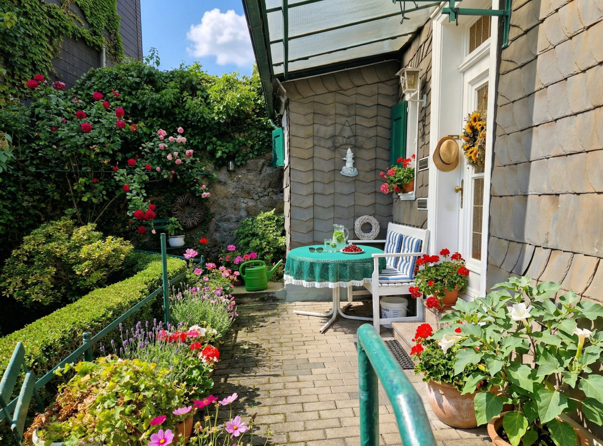 Haus Eingangsterrasse